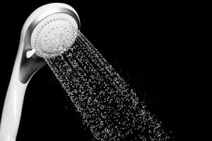 Running-shower-head